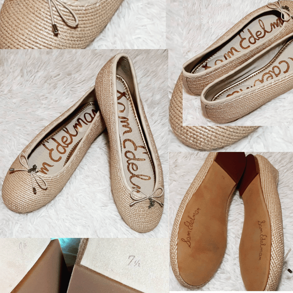 Image of Sam Edleman Raffia Falcon Ballet Flats  