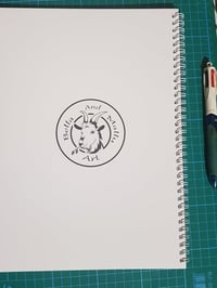 Image 2 of Abstract Fluid  Art  13 Spiral Notebook  Α4