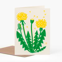 Image 1 of Dandelion Greetings Card