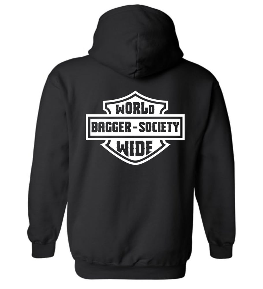Bar And Shield Hoodie | BaggerSociety