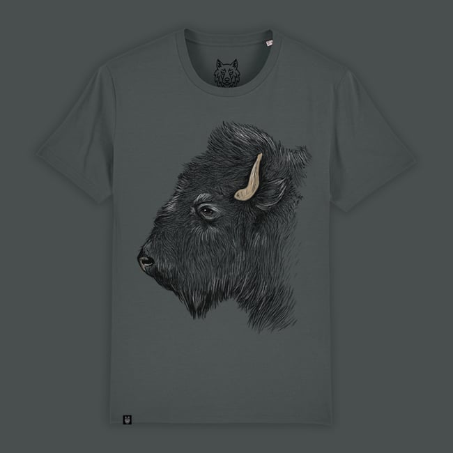 Bison T-Shirt Organic Cotton