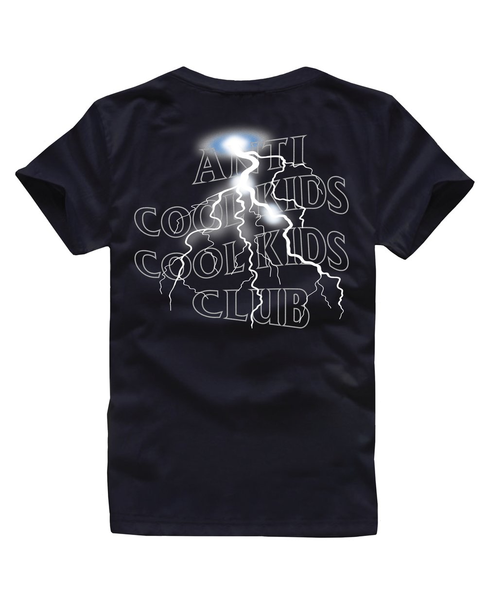 ANTI COOL KIDS LIGHTENING TEE BLACK