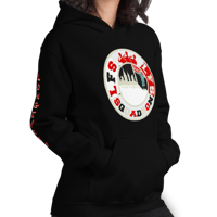 Image 2 of LFS ALL CITY SQUADRON LOGO (PLATINUM TINT/ BLACK HOODIE)