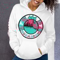 Image 2 of LFS ALL CITY SQUADRON LOGO (MIAMI EDITION) WHITE HOODIE
