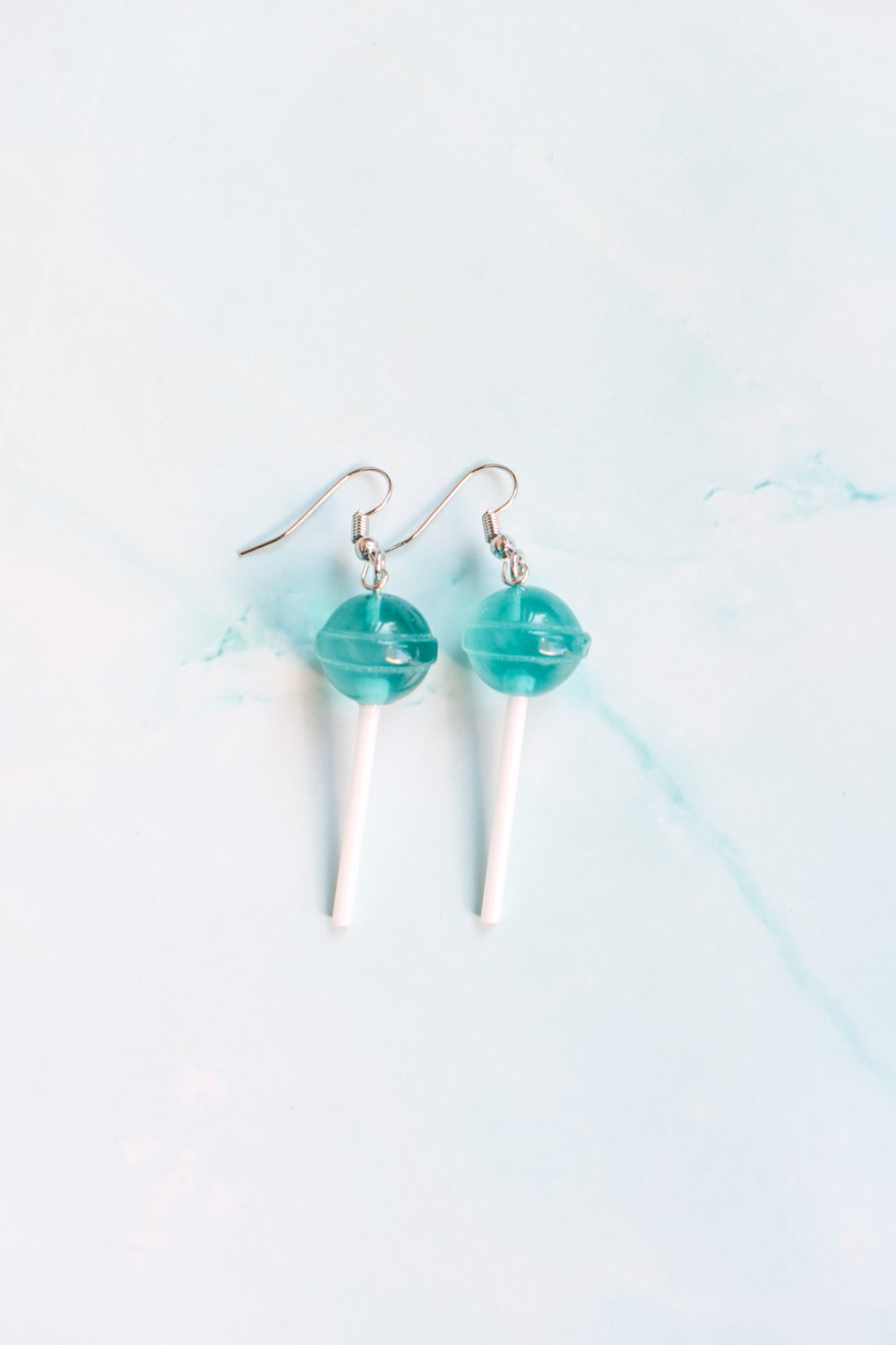 Image of Pink & Blue Lollipop Earrings