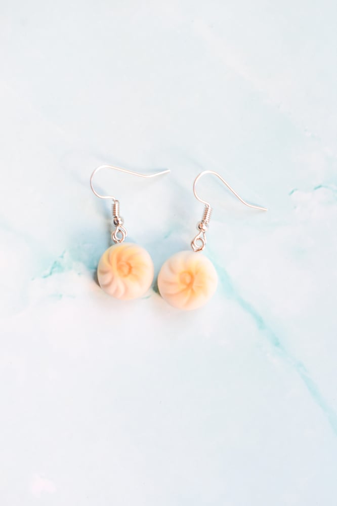 Image of Steamed Bun Earrings