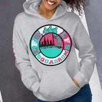 Image 3 of LFS ALL CITY SQUADRON LOGO (MIAMI EDITION) GREY HOODIE