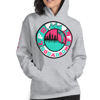 Image 4 of LFS ALL CITY SQUADRON LOGO (MIAMI EDITION) GREY HOODIE