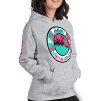 Image 1 of LFS ALL CITY SQUADRON LOGO (MIAMI EDITION) GREY HOODIE