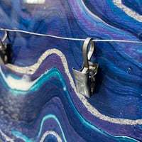 Image 3 of “Blue Show-Off” Fluid Art