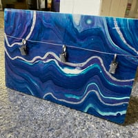 Image 1 of “Blue Show-Off” Fluid Art