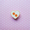 Couple Of Yolks Wooden Pin