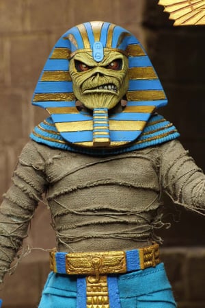  Iron Maiden Pharoah Eddie Clothed 8" Action Figure