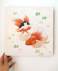 Image 1 of Goldfish Keeping Original Painting
