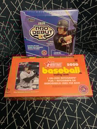 '20 Topps Heritage Minor League & '20 Topps Pro Debut Jumbo 2 Box Mixer