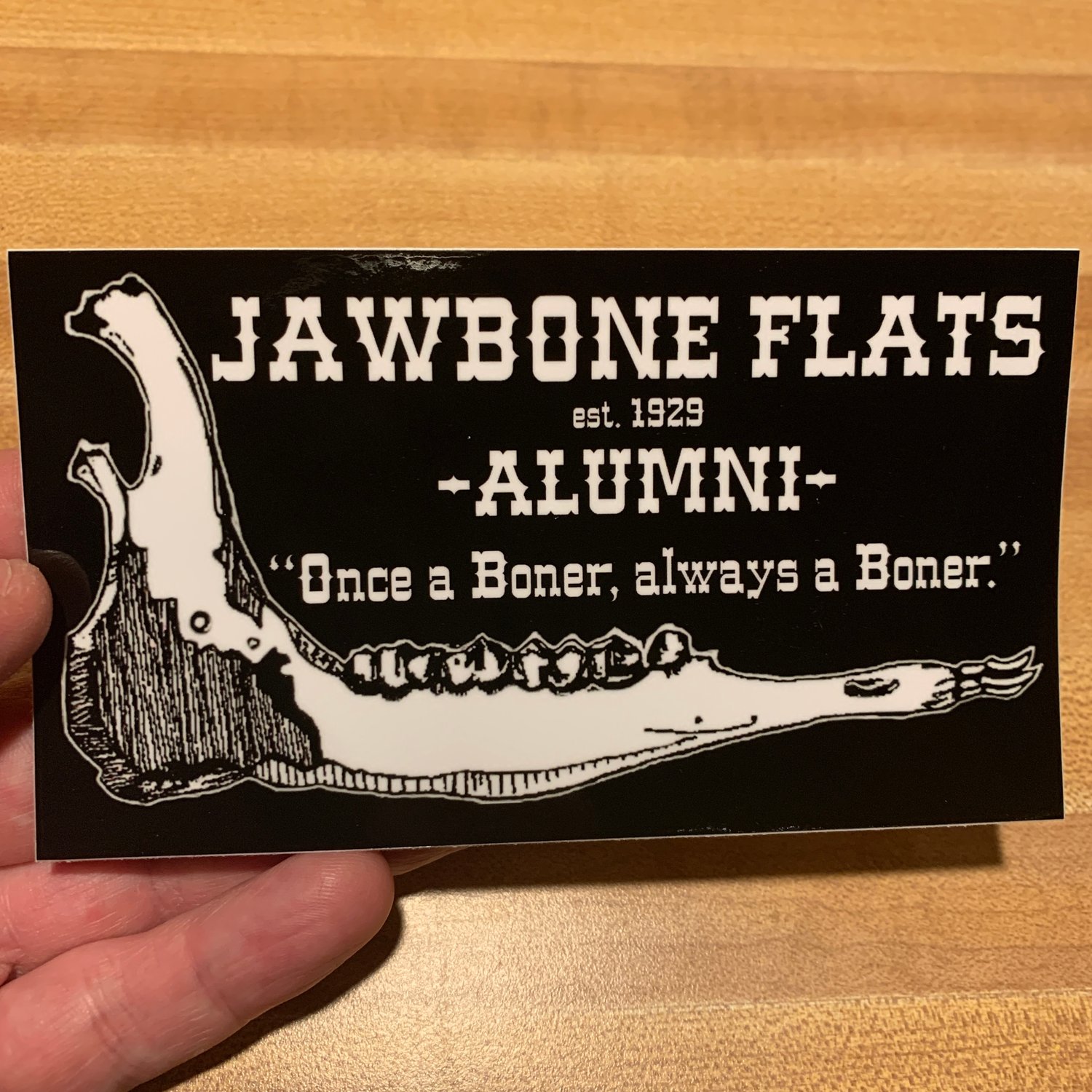 Jawbone Flats Alumni Sticker