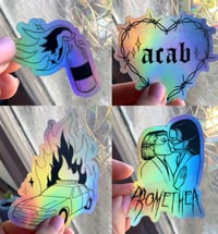 ACAB holographic sticker pack (4)
