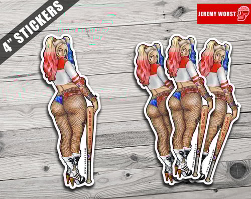 Image of JEREMY WORST Harley Quinn Painting