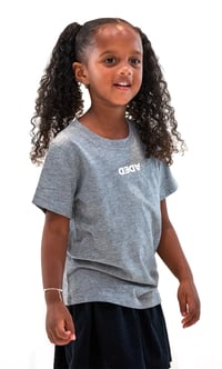 Image 3 of DEDA KIDS GREY TEE WHITE LOGO