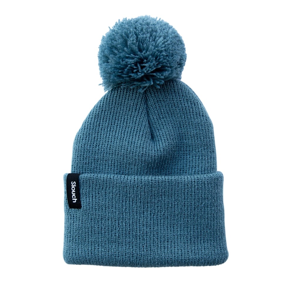 Glacier Knit Cuff Beanie w/ Pom / Slouch Headwear