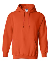 Hooded Pullover Sweatshirt - Orange