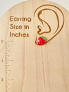 Strawberry Post Earrings 