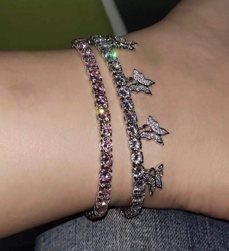 Image of Butterfly Anklet Set