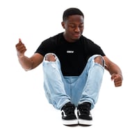 Image 1 of DEDA MENS BLACK TEE WHITE LOGO
