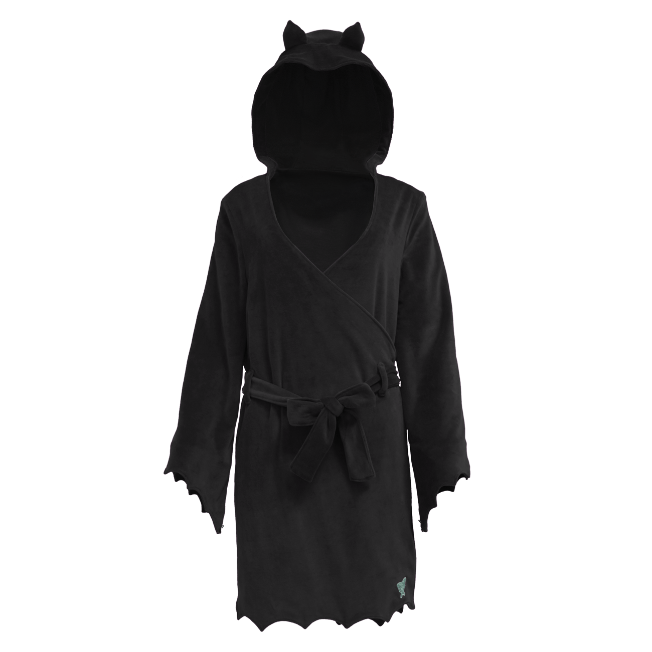 Bat Bath Robe - Moonless Night | L.o.M.O. Loungewear