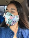 Floral Drip Mask - Vintage Ralph Lauren Fabric 