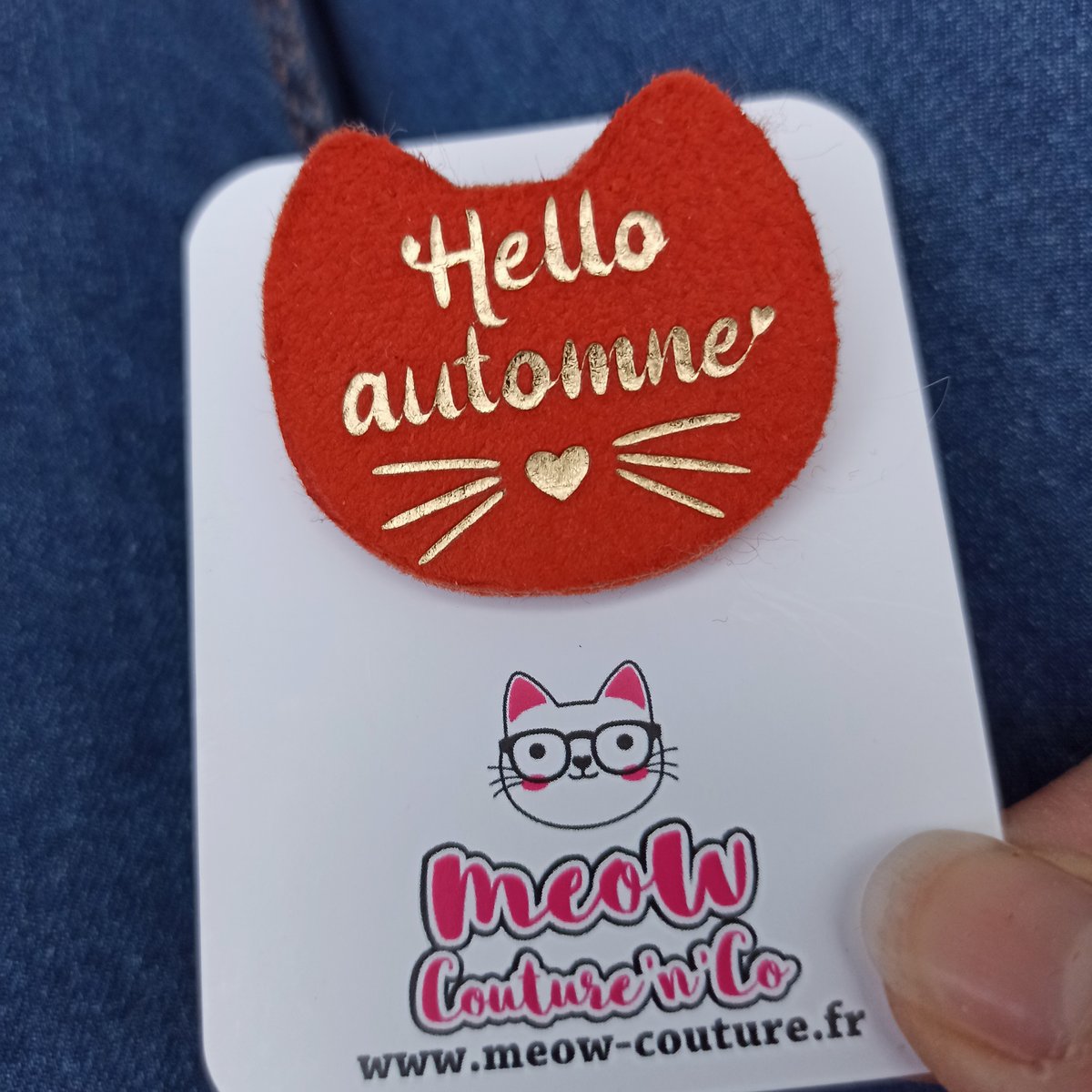 Image of Broche Hello Automne