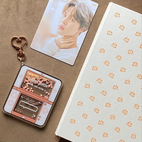 Image of JIMIN’S FILTER Shaker Keychain