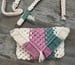 Image of Pink/Sage macrame bag