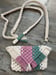Image of Pink/Sage macrame bag