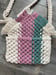 Image of Pink/Sage macrame bag