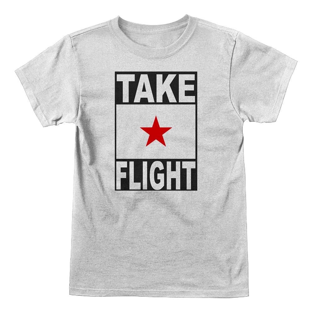 Image of Take Flight Logo (white)