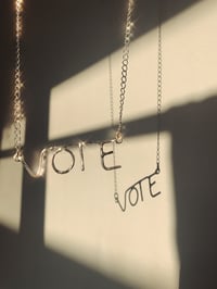 Image 2 of V-O-T-E  Necklace 