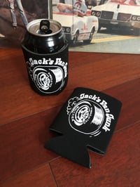 Image 1 of Jacksvanjunk Black Double Sided Koozie 