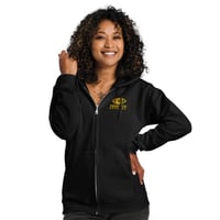 Image 1 of Third Eye Embroidery Zip Up Hoodie
