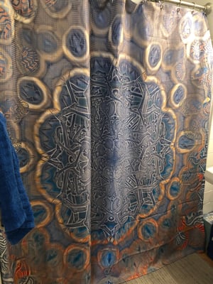 Image of "Dual Moment" (Remix) Shower Curtains