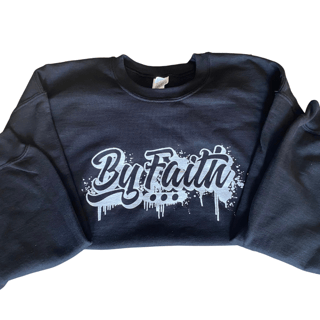 Image of Black By Faith... Crewneck