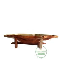 Image 3 of Jamaican Map wooden Folding fruit Bowl 