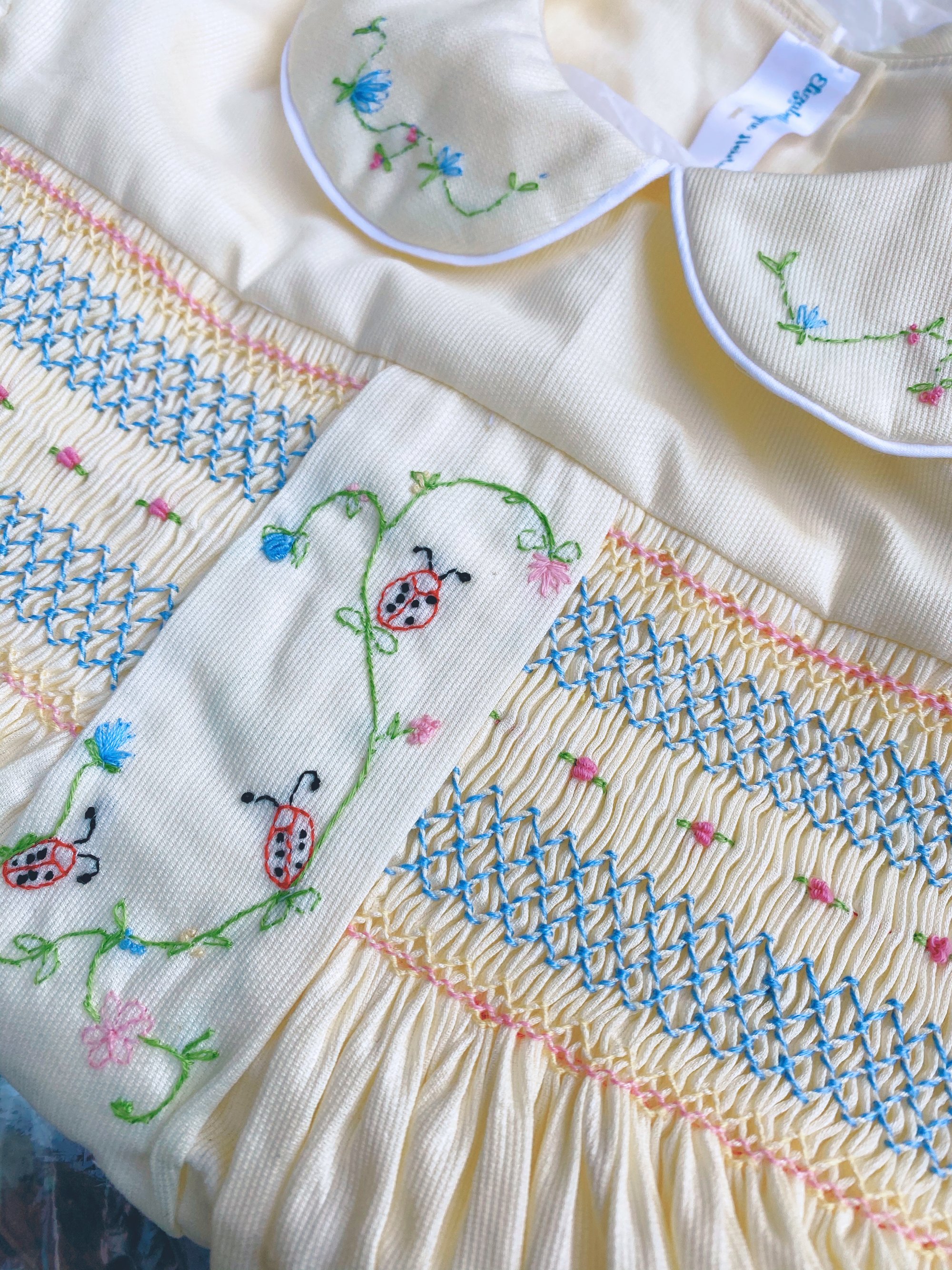 Luck Be A Lady Hand Smocked Dress | Elizabeth Layne Heirloom Luck Be A Lady Hand Smocked Dress | Elizabeth Layne Heirloom