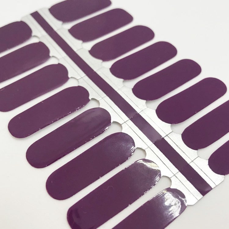 Plum-riffic Nail Polish Strip