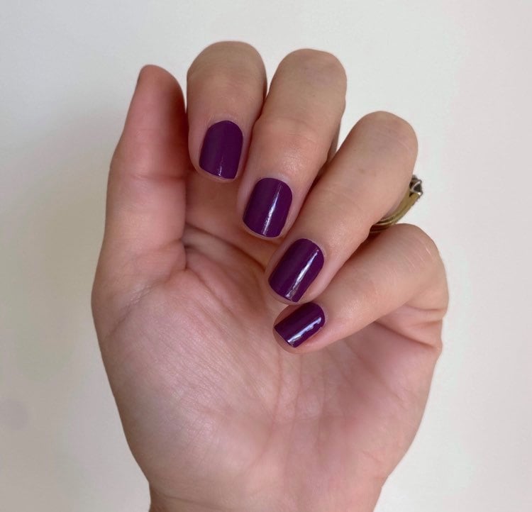 Plum-riffic Nail Polish Strip
