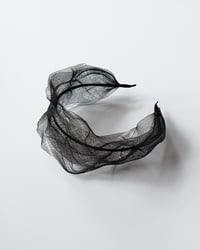 Image 1 of MESH WRAP HEADBAND : BLACK