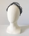 MESH WRAP HEADBAND : BLACK