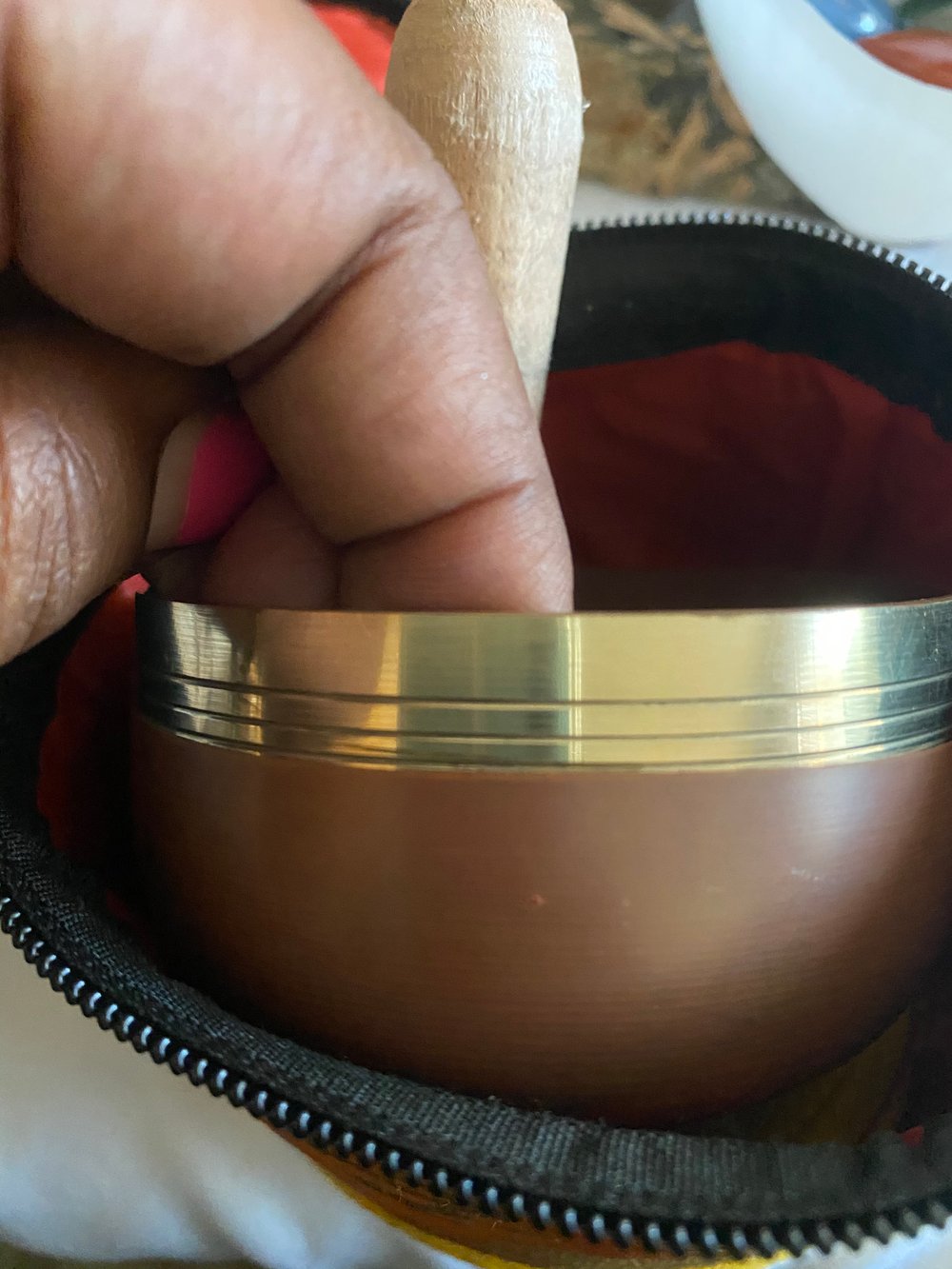 Image of Sacral Chakra Brass Singing Bowl