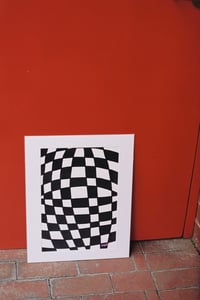 Black and White Checkered print