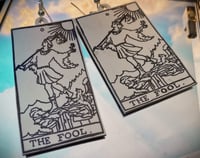 Shrinky Dink Tarot Earrings